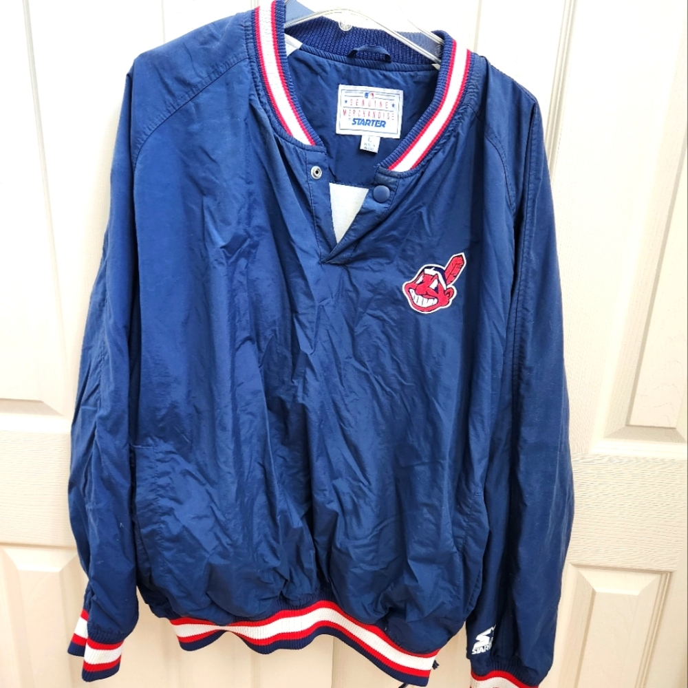 Vintage Starter Cleveland Indians Windbreaker Jacket